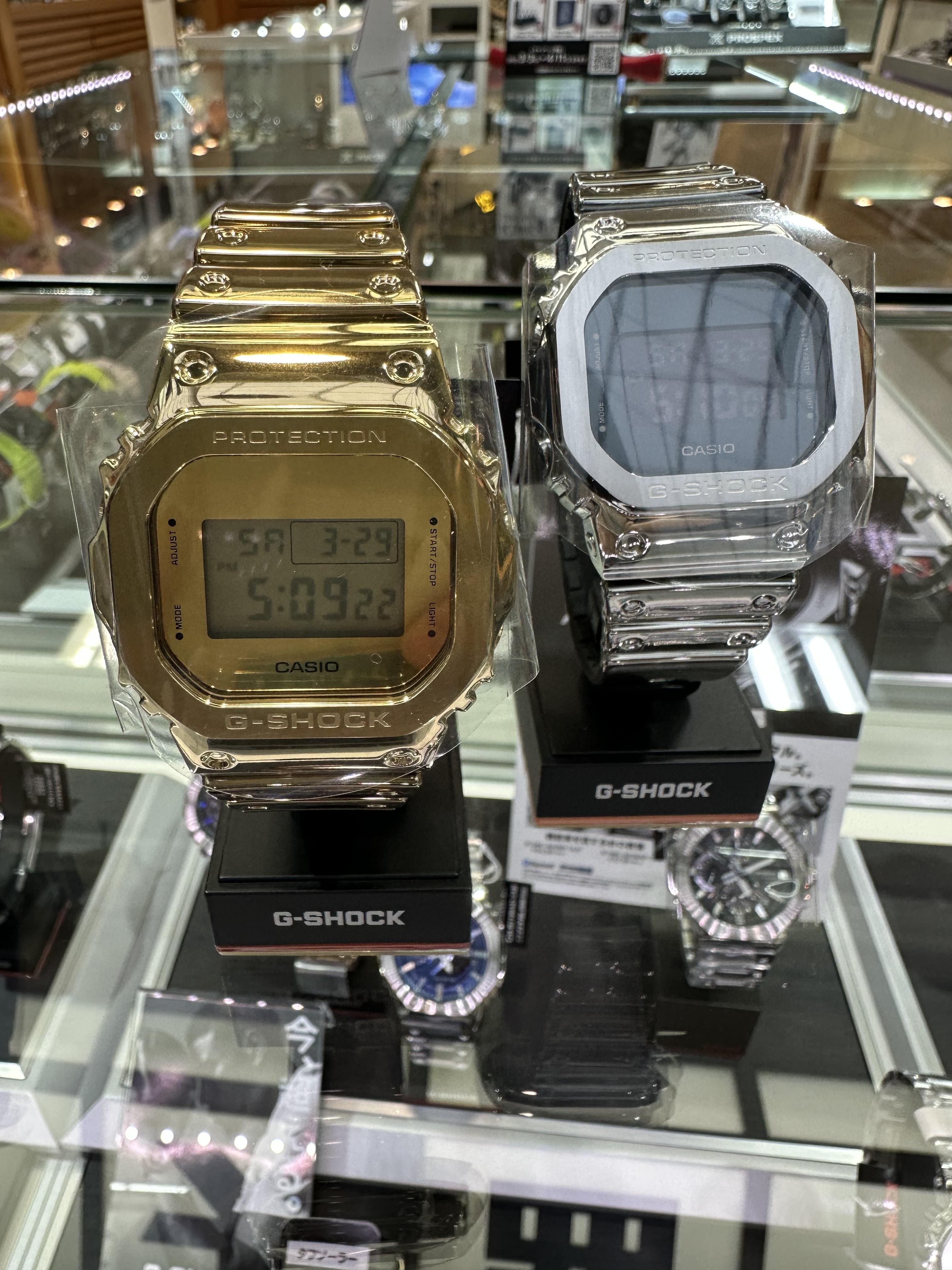 G-SHOCK デジタル時計 シルバー 金属ベルト 楽天市場】g ショック メタル バンドの通販